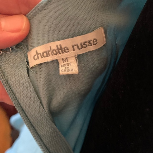 Charlotte Russe Blue Dress M - Picture 3 of 3